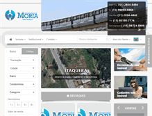 Tablet Screenshot of imobiliariamoria.com